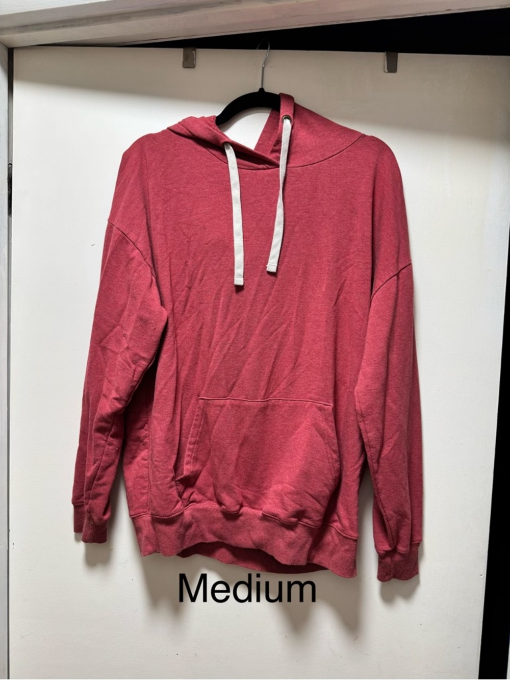 Women’s Red Pullover Hoodie - Medium